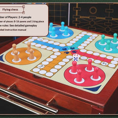 15-in-1 Board Game Set – Chess, Backgammon & Family Classics All-in-One