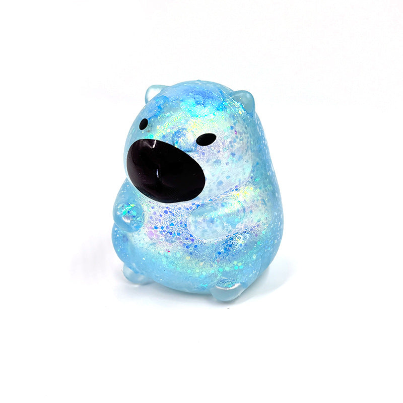 Blue capybara squishy
