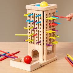 Montessori Stick & Stack Tower Game