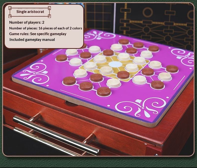 15-in-1 Board Game Set – Chess, Backgammon & Family Classics All-in-One