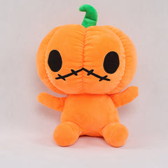 Classic orange pumpkin plush doll