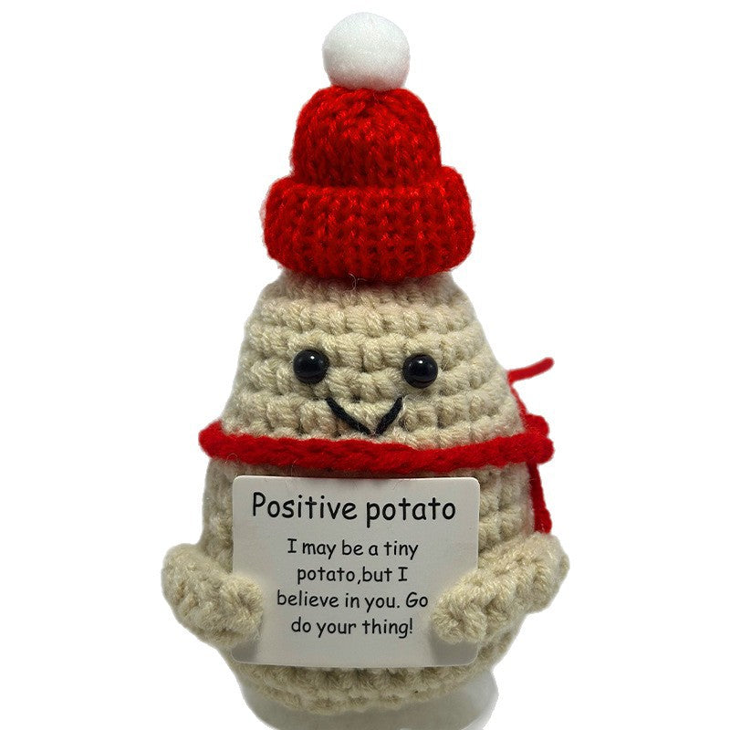 Christmas Crochet Buddy Positive Potato