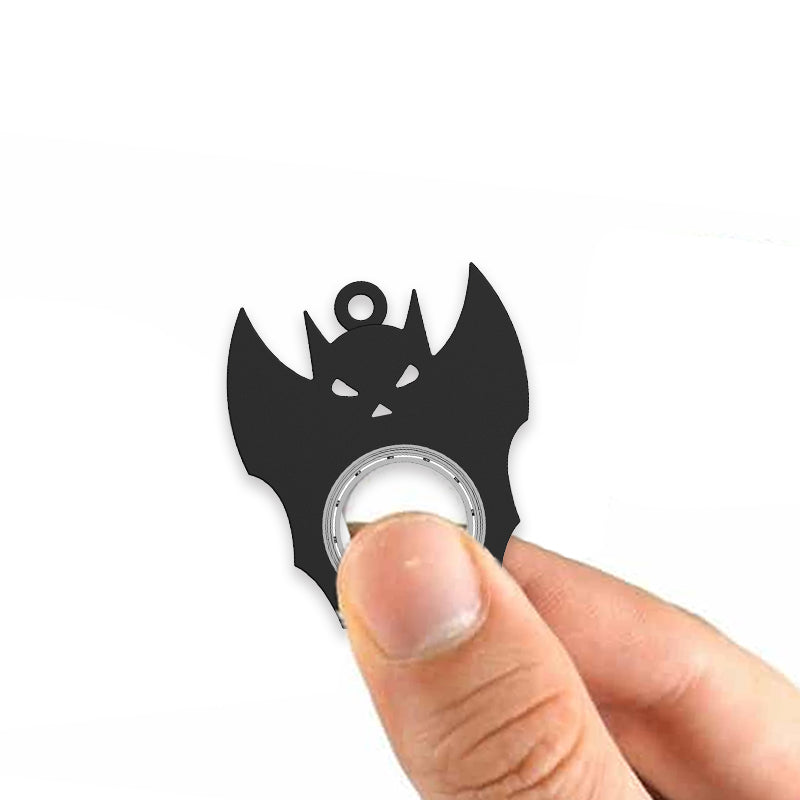 Halloween fidget spinner keychain detail