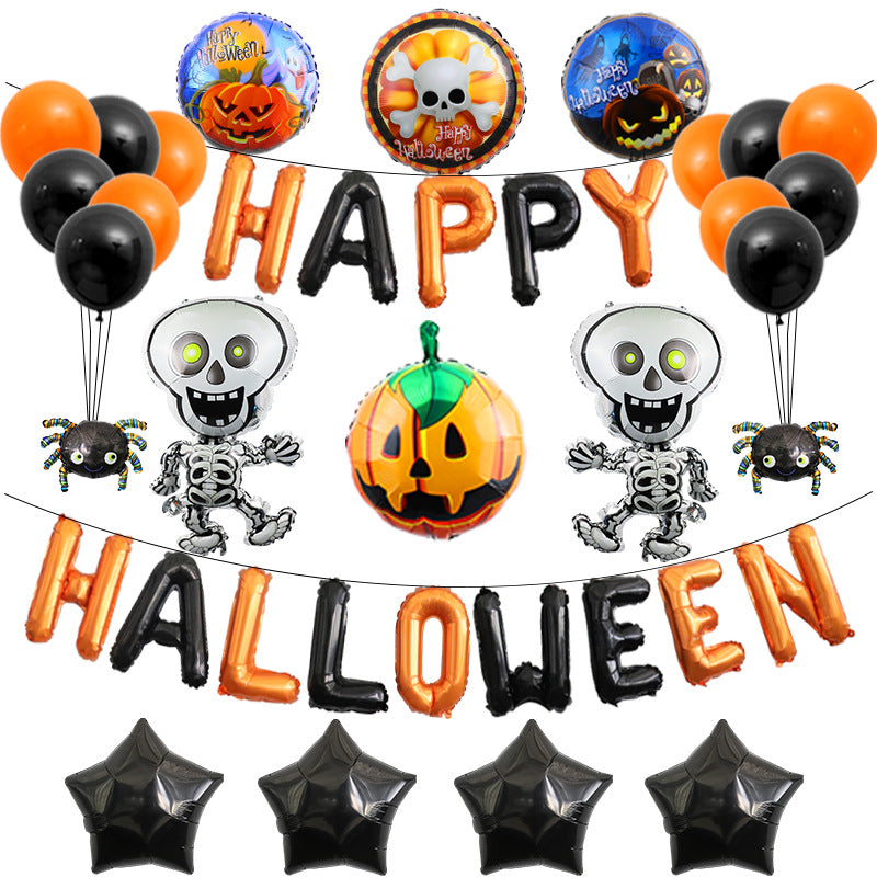 Halloween foil balloon set A