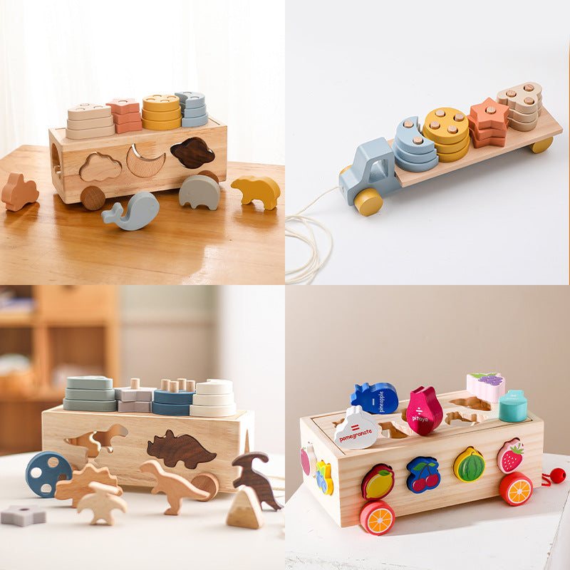 Montessori Shape Match Wagon