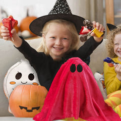 Ghost pumpkin plush detail