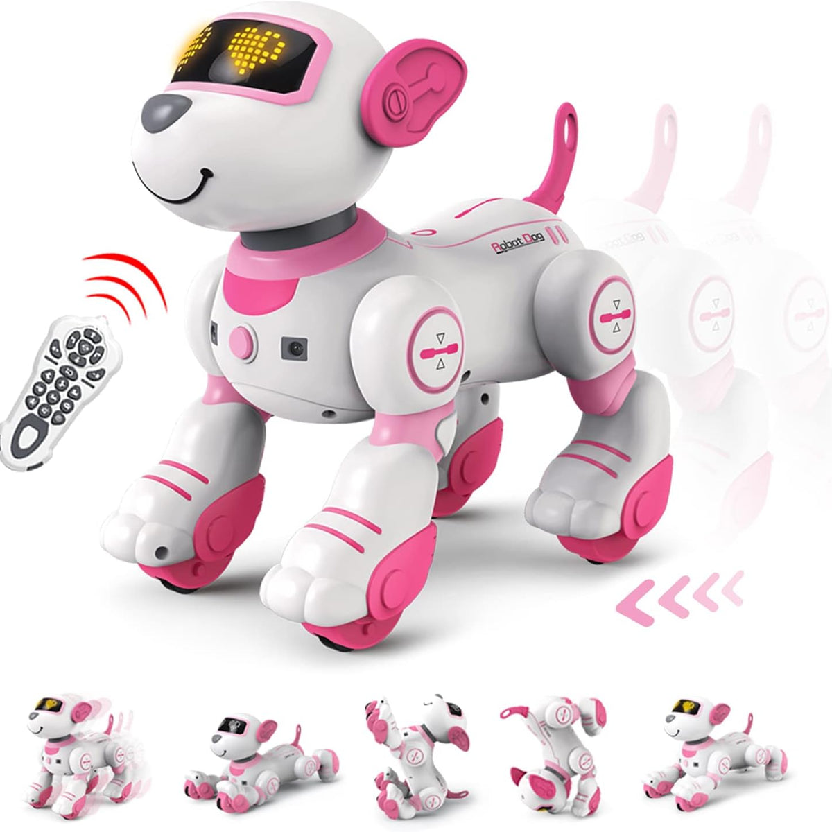Interactive Robot Dog with Programming, Stunt Features, Touch Sensors