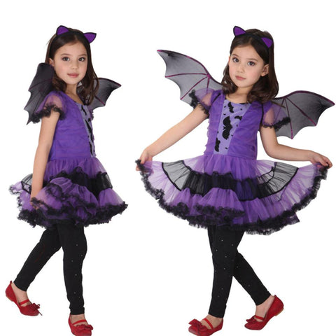 Purple witch dress full view