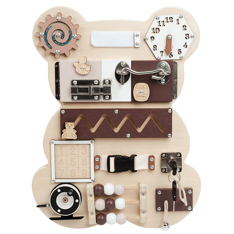 Montessori Bear Busy Board