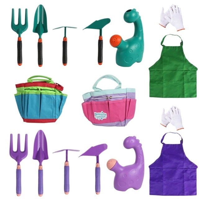 Kids Garden Wheelbarrow Set – Outdoor Gardening Toy Kit with Tools