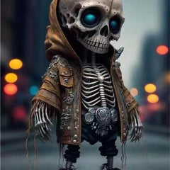 Skeleton figurine size guide