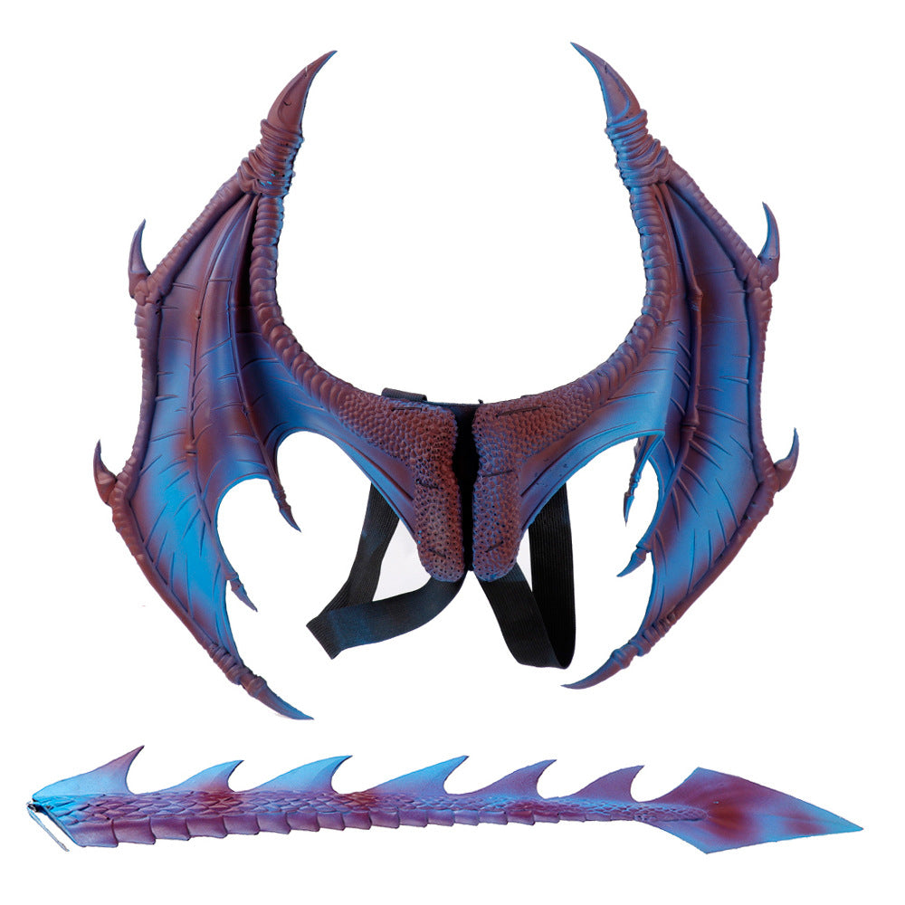 Dress-up wings in blue