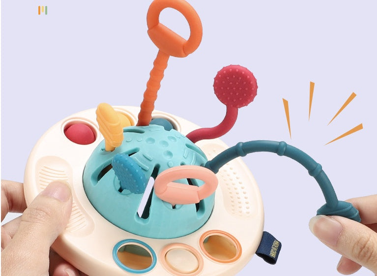 Montessori Silicone Pulling Toy
