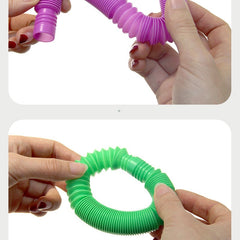 Pop Tube Sensory Toys – Stretchy Fidget Tubes for Kids & Stress Relief
