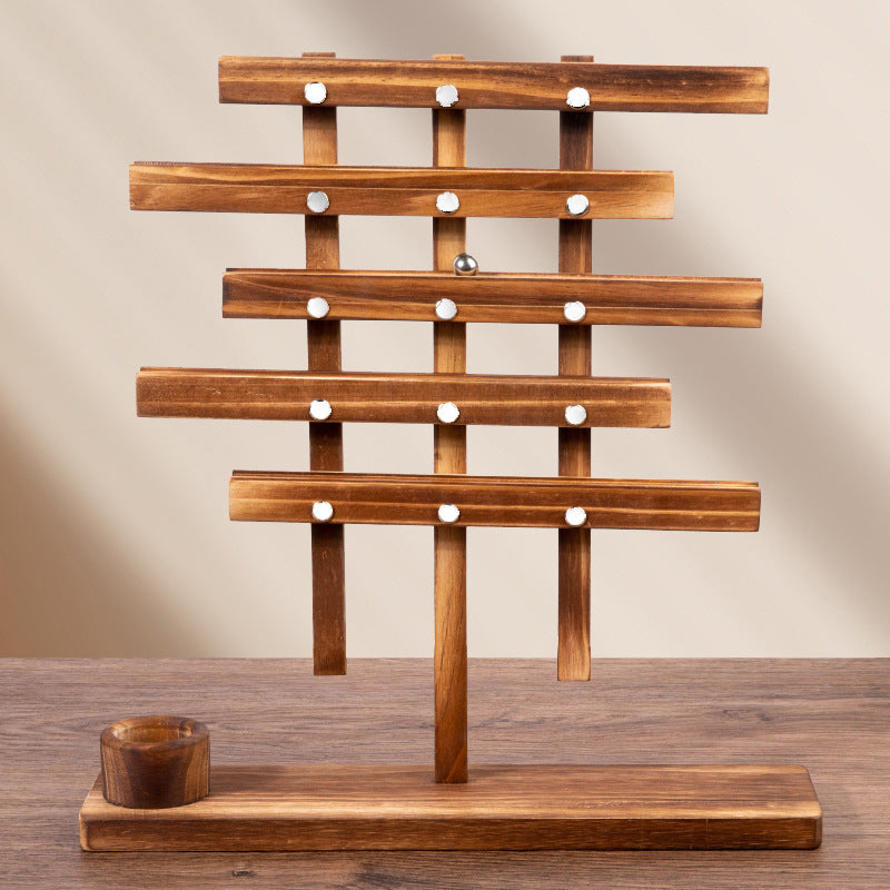 Montessori Wooden Balance Game – Rolling Ball Coordination Puzzle for Kids