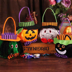 Halloween trick or treat candy bags for kids