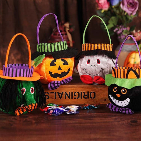 Halloween trick or treat candy bags for kids