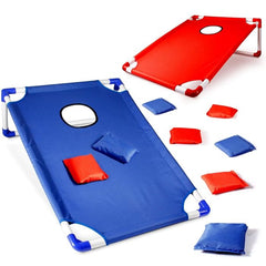 Kids Foldable Cornhole Game – Portable Bean Bag Toss for Outdoor Parties