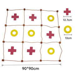 XL Outdoor Tic Tac Toe Game – Garden Party Lawn Game for Kids & Family