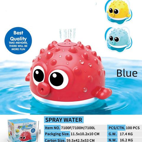 Splashy Frog Fountain – Baby Bath Water Sprinkler Toy