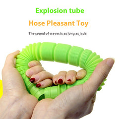 Pop Tube Sensory Toys – Stretchy Fidget Tubes for Kids & Stress Relief