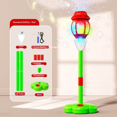 BubbleGlow Street Lamp – Musical Bubble Machine for Kids