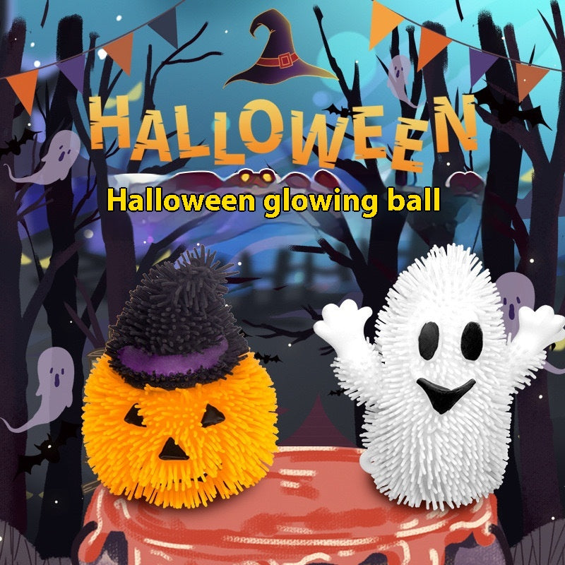Glow Ghost Squeeze Ball | Light-Up Fidget Fun