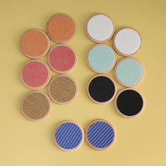 Montessori Sensory Texture Matching Discs – Tactile Learning Toy for Kids