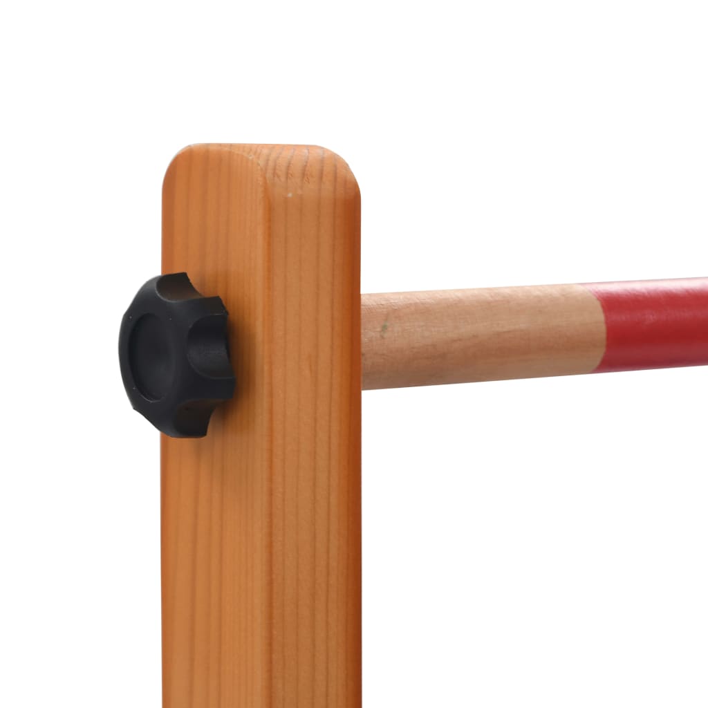 Kids Ladder Toss Game – Wooden Outdoor Ball Toss Game for Garden & Parties