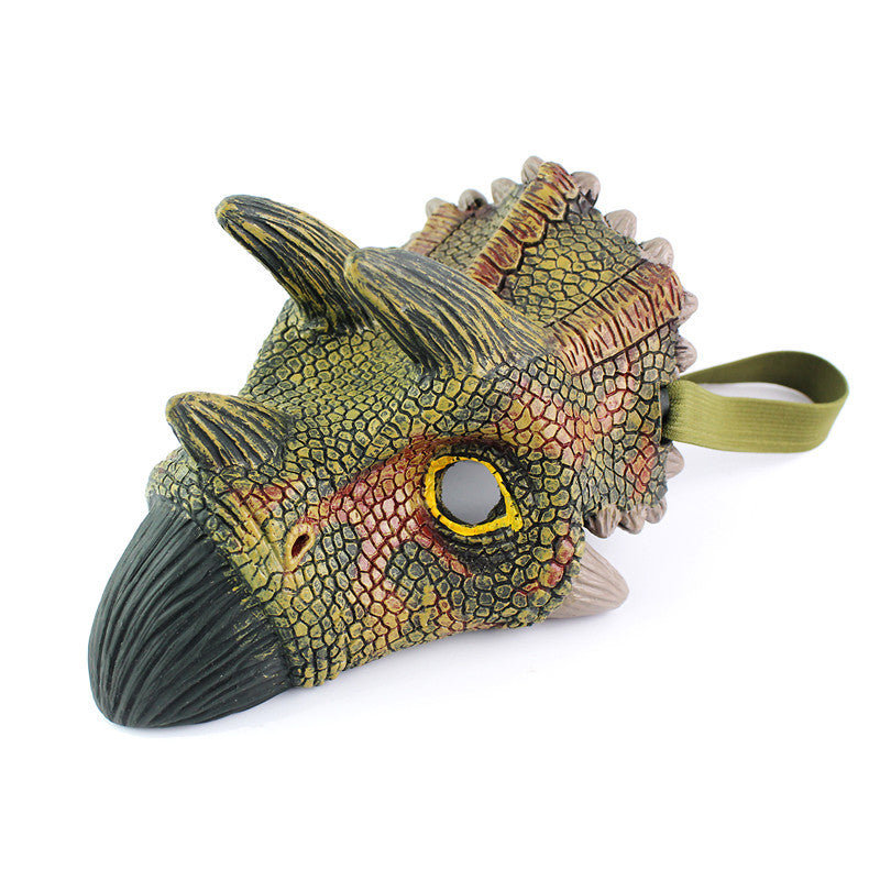 Triceratops dinosaur mask