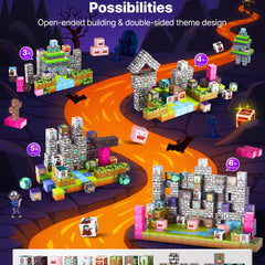 Magnetic blocks graveyard build
