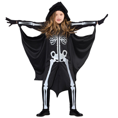 Hooded cape cloak full view