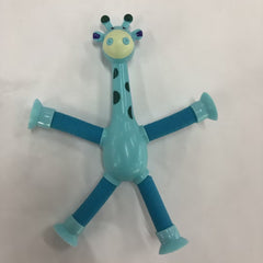 Stretchy Giraffe Fidget Toy – Suction Cup Sensory Tubes for Stress Relief