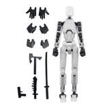 Articulated 3D Printed Action Figure with Accessories - Flexible Poseable Design, Durable ABS Material, 5.39 Inches 10