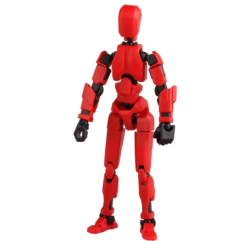 Articulated 3D Printed Action Figure with Accessories - Flexible Poseable Design, Durable ABS Material, 5.39 Inches 5