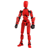 Articulated 3D Printed Action Figure with Accessories - Flexible Poseable Design, Durable ABS Material, 5.39 Inches 5