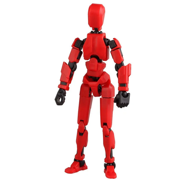 Articulated 3D Printed Action Figure with Accessories - Flexible Poseable Design, Durable ABS Material, 5.39 Inches 5