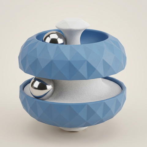 Gyro Ball Fidget Spinner – Rolling Metal Ball Sensory Toy for Stress Relief