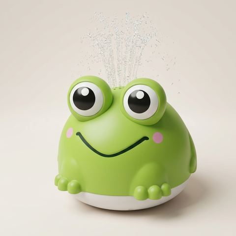 Splashy Frog Fountain – Baby Bath Water Sprinkler Toy