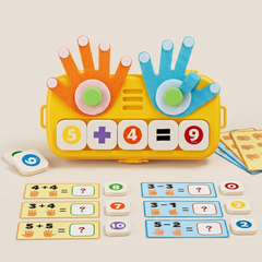 FingerCount Learning Box – Montessori Math & Counting Game