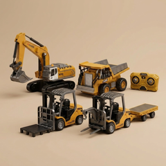 RC Construction Crew – Remote Control Digger, Forklift & Dump Truck