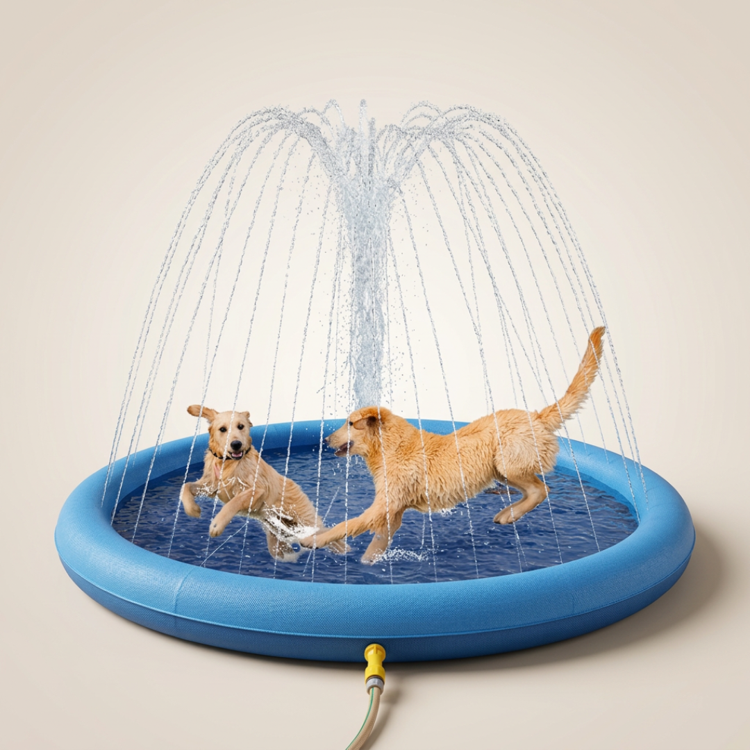 Splash Water Play Pad – Family & Pet Cooling Splash Sprinkler