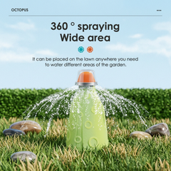 Octo Rocket Splash Sprinkler – Backyard Water Fountain Toy