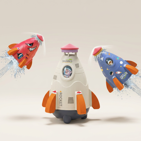 Blast-Off Water Rocket Launcher – Outdoor Rocket Sprinkler Toy