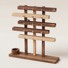 Montessori Wooden Balance Game – Rolling Ball Coordination Puzzle for Kids