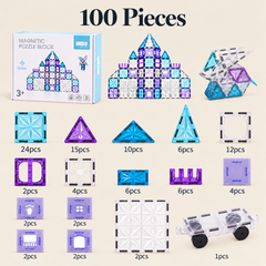 Playlit Magnetic Building Tiles | STEM Toy for Kids