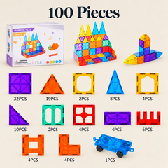 Playlit Magnetic Building Tiles | STEM Toy for Kids