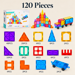Playlit Magnetic Building Tiles | STEM Toy for Kids