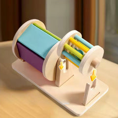 Colorful Spinning Drum Toy for Toddlers – Engaging Musical Activity for Early Development 3