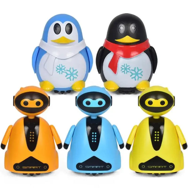 Creative Inductive Electric Robot Car - Draw and Follow Toy for Kids 2